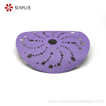 Hook and Loop Purple Film Backing Sanding Disc